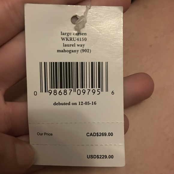 NWT KATE SPADE LAUREL WAY CARSEN CROSSBODY - Picture 6 of 6